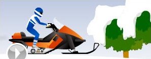 Snowmobile Stunt
