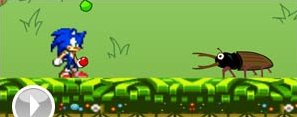 Sonic In Garden